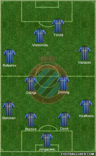Club Brugge KV Formation 2012