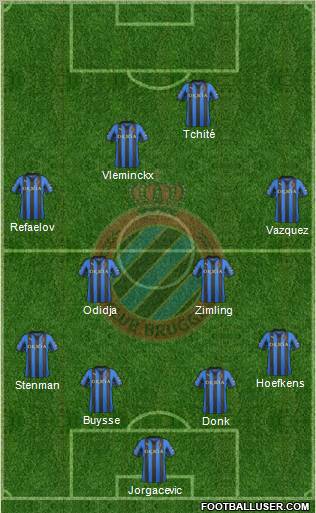 Club Brugge KV Formation 2012