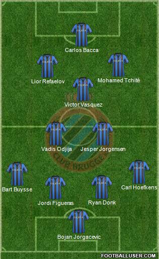 Club Brugge KV Formation 2012