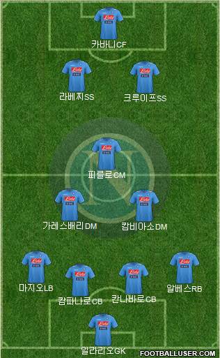 Napoli Formation 2012