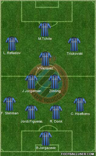 Club Brugge KV Formation 2012