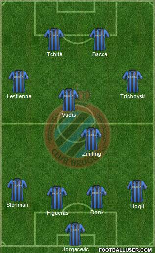 Club Brugge KV Formation 2012