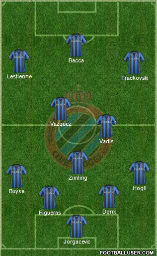 Club Brugge KV Formation 2012