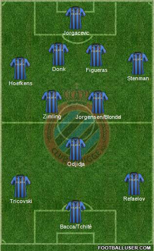 Club Brugge KV Formation 2012