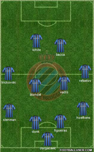 Club Brugge KV Formation 2012