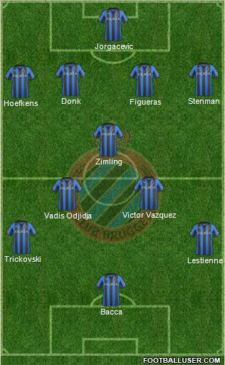 Club Brugge KV Formation 2012
