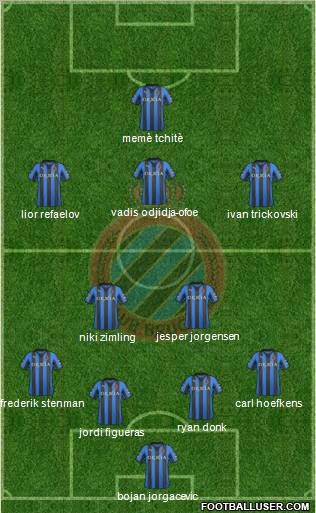 Club Brugge KV Formation 2012