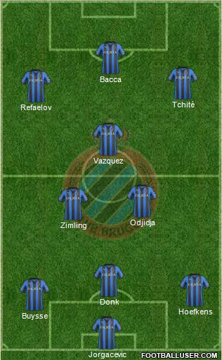 Club Brugge KV Formation 2012
