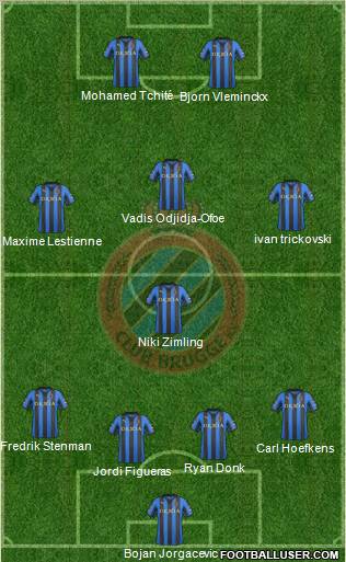 Club Brugge KV Formation 2012