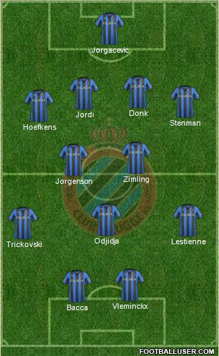 Club Brugge KV Formation 2012