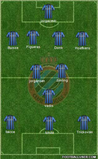 Club Brugge KV Formation 2012