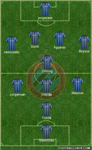 Club Brugge KV Formation 2012