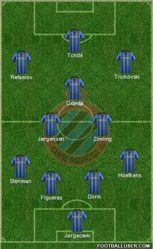 Club Brugge KV Formation 2012