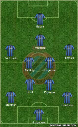 Club Brugge KV Formation 2012