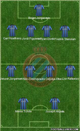 Club Brugge KV Formation 2012