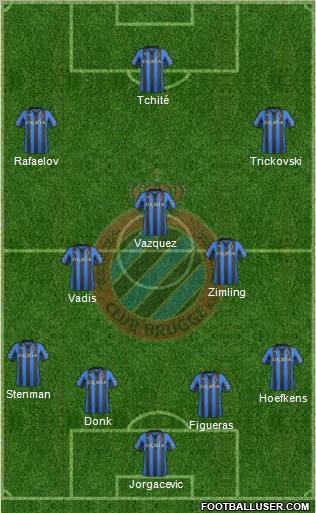 Club Brugge KV Formation 2012