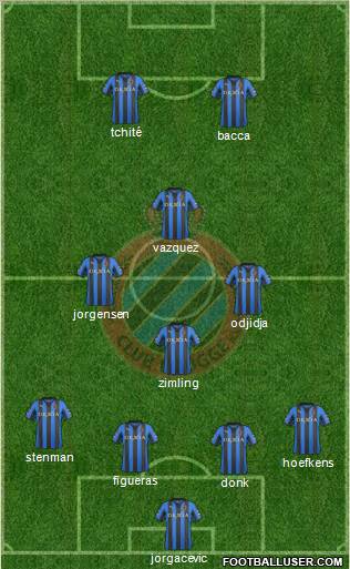 Club Brugge KV Formation 2012
