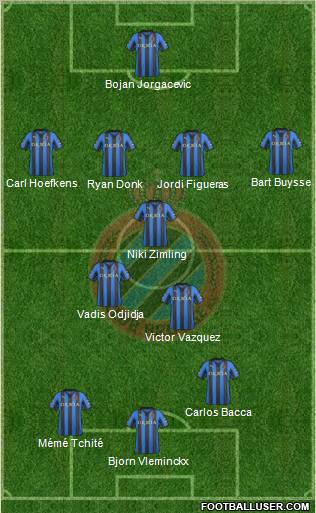 Club Brugge KV Formation 2012