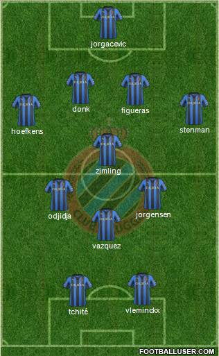 Club Brugge KV Formation 2012