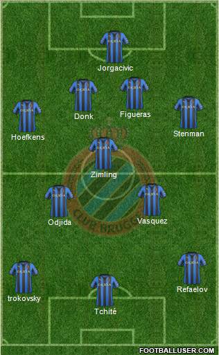 Club Brugge KV Formation 2012