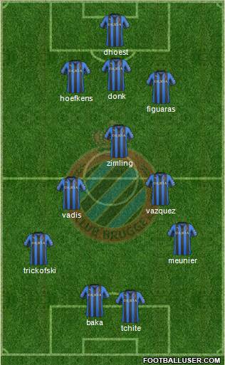 Club Brugge KV Formation 2012
