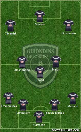 FC Girondins de Bordeaux Formation 2012