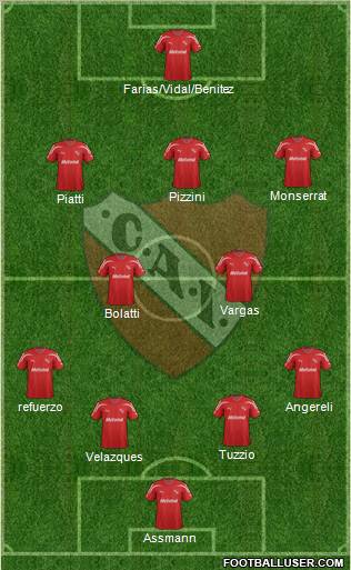 Independiente Formation 2012