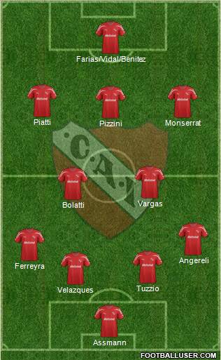 Independiente Formation 2012