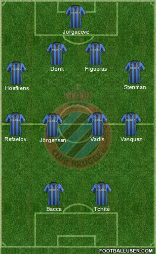 Club Brugge KV Formation 2012