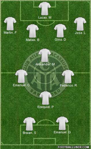 Acassuso football formation