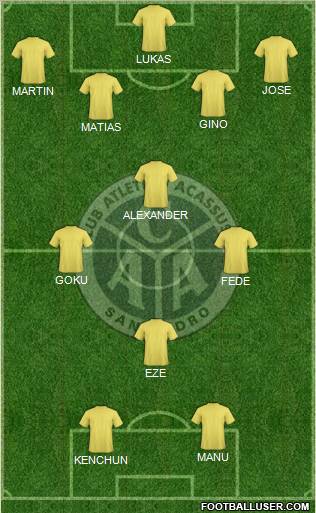 Acassuso football formation