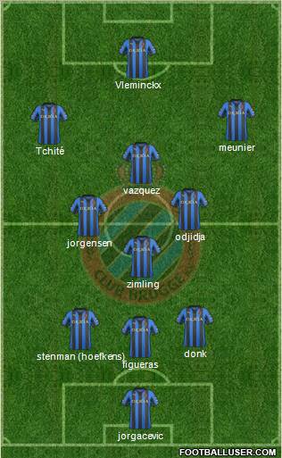 Club Brugge KV Formation 2012