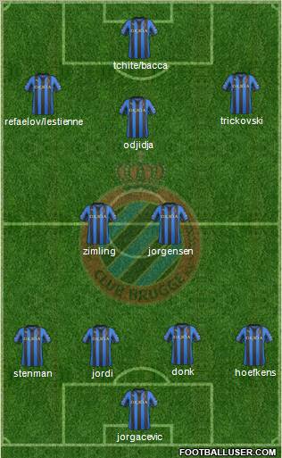 Club Brugge KV Formation 2012