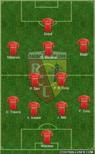 Racing Club de Lens Formation 2012