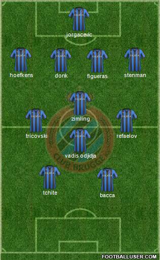 Club Brugge KV Formation 2012