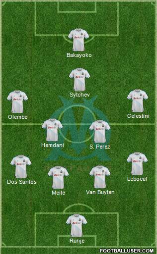 Olympique de Marseille Formation 2012