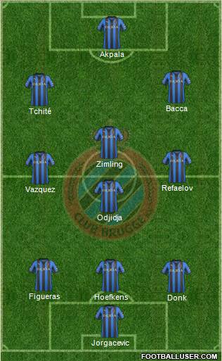 Club Brugge KV Formation 2012