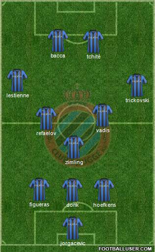 Club Brugge KV Formation 2012