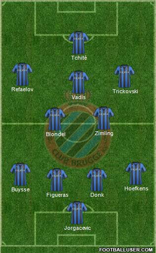 Club Brugge KV Formation 2012