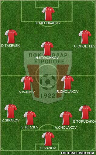Chavdar (Etropole) Formation 2012
