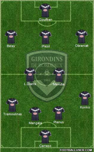 FC Girondins de Bordeaux Formation 2012