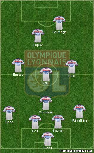 Olympique Lyonnais Formation 2012