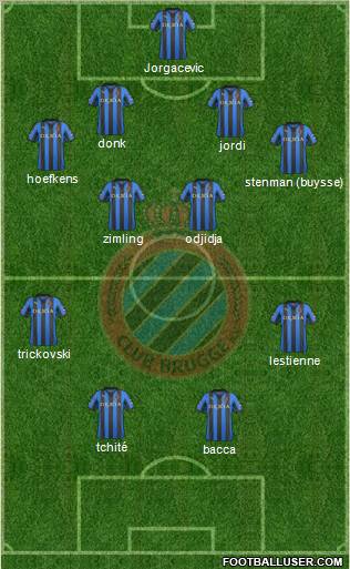 Club Brugge KV Formation 2012
