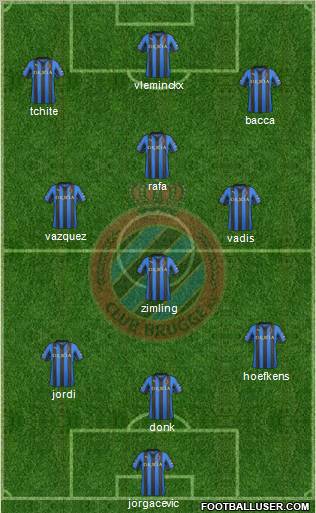 Club Brugge KV Formation 2012