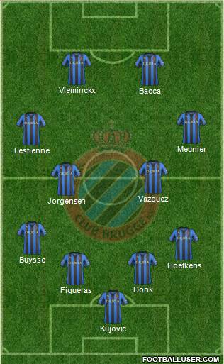 Club Brugge KV Formation 2012