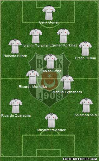 Besiktas JK Formation 2012