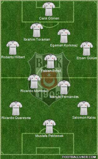Besiktas JK Formation 2012