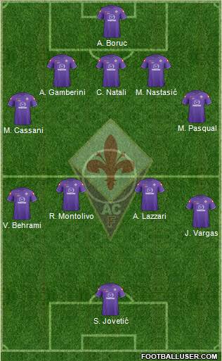 Fiorentina Formation 2012