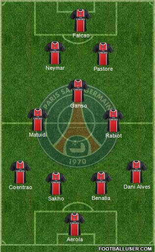 Paris Saint-Germain Formation 2012