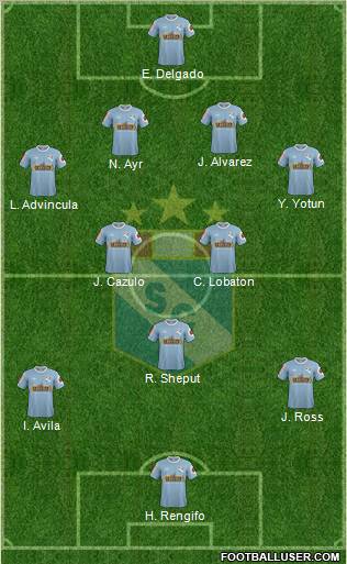 C Sporting Cristal S.A. Formation 2012